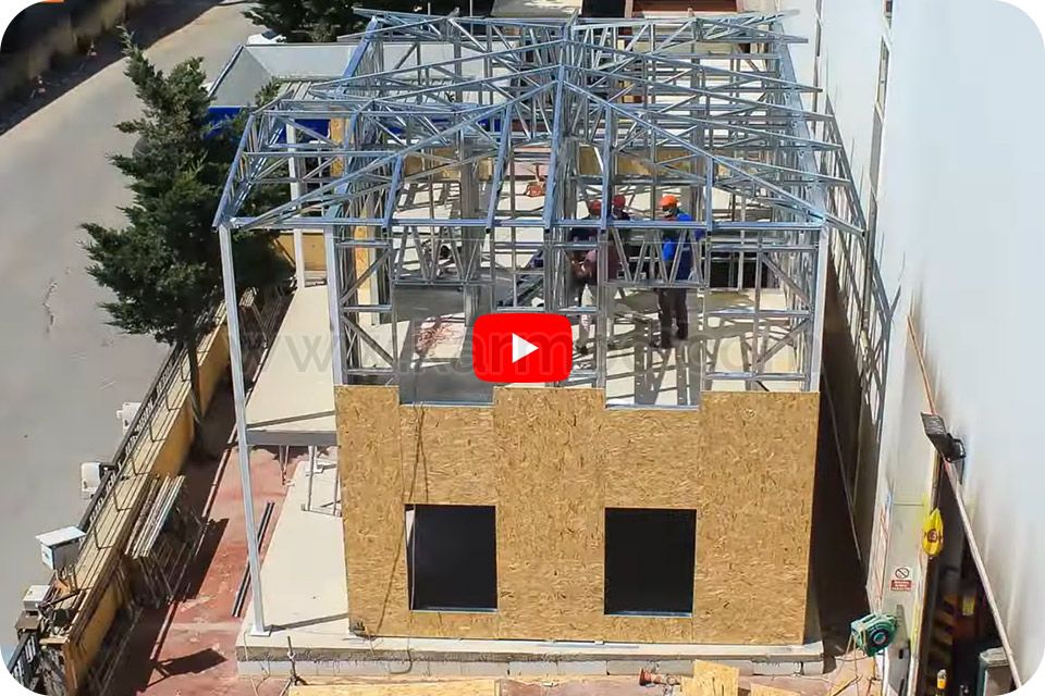 Steel House Installation