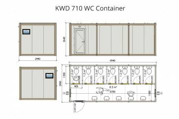 WC Container Model KWD 710