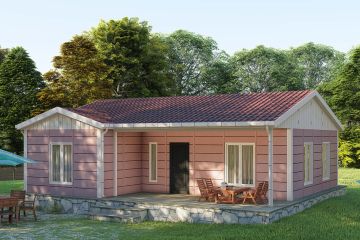 87 m² Koycegiz Prefabricated Houses