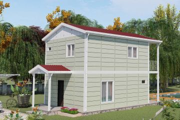 Two Storey Prefab Housing 92 m²