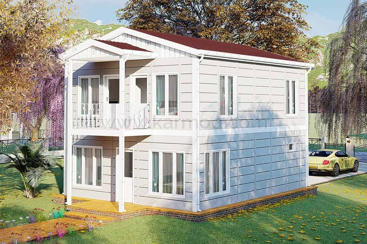 Two Storey Prefab Housing 126 m²