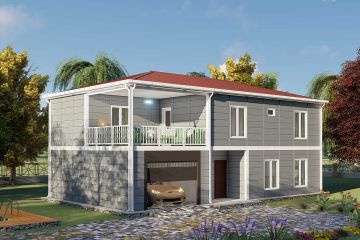 Two Storey Prefab Housing 202 m²
