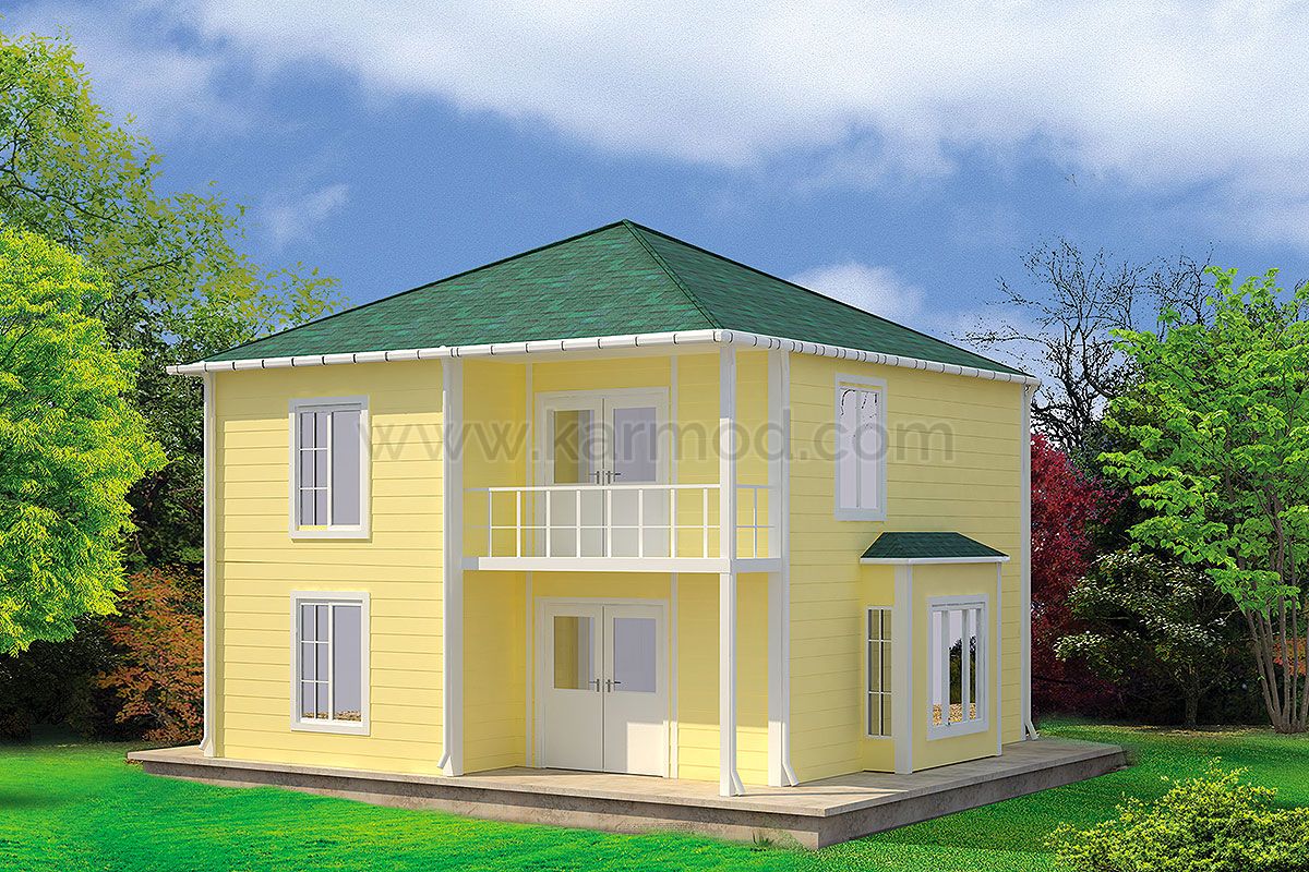 124 m² Prefabricated House