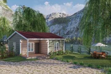 67 m² Single Storey Steel House