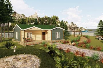 88 Square Meter Single-Story Steel House