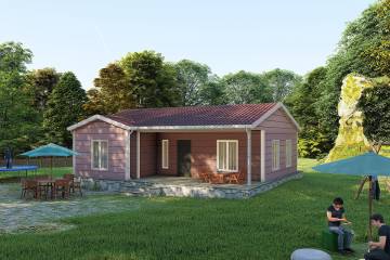 87 m² Single Storey Steel House