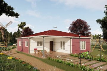 118 m² Single Storey Steel House