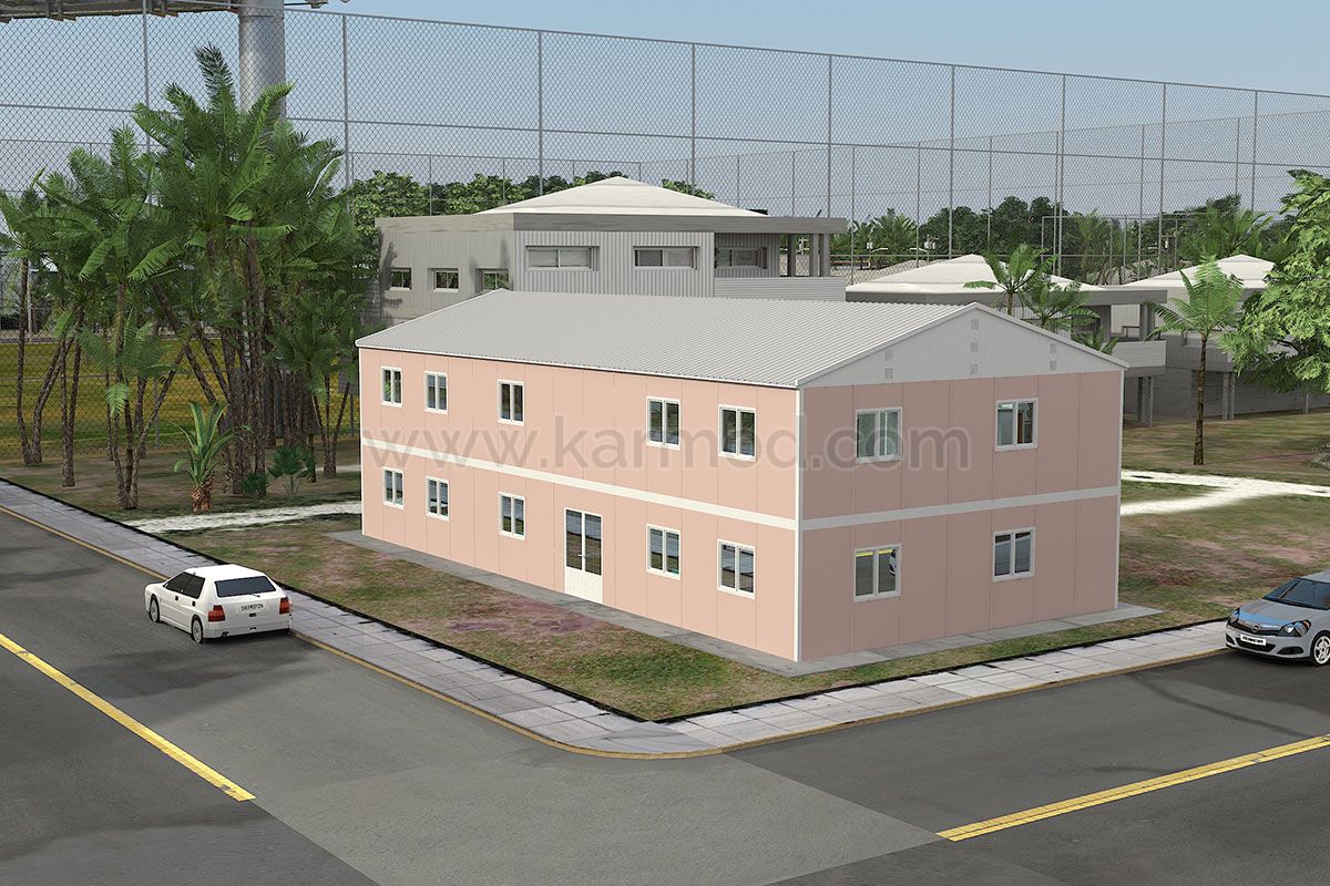 Temporary Modular Office Buildings 340 m²
