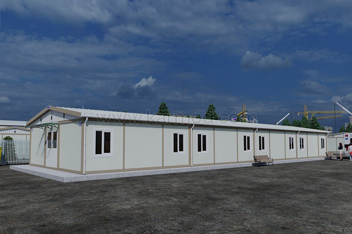 155 m² Container Clinic