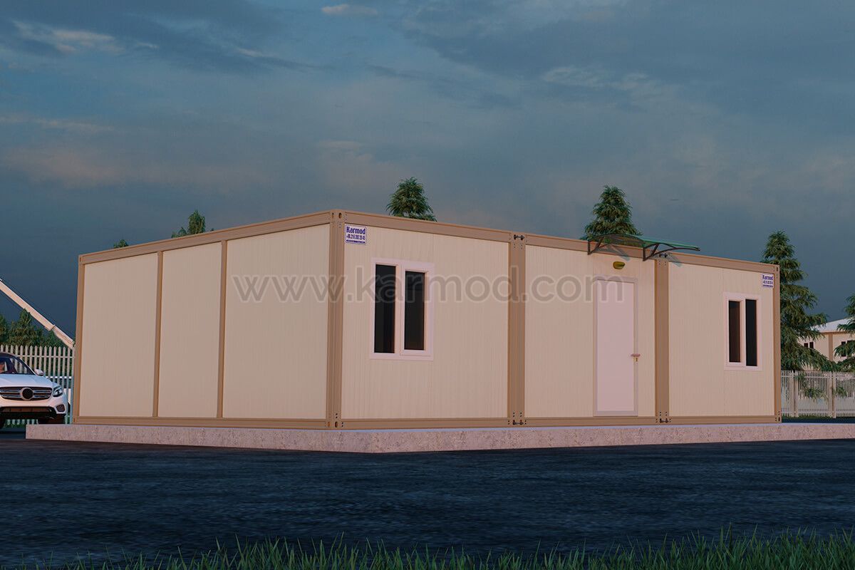 2 Person Roofless Office Container