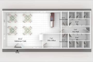 Prefabricated Cafeteria 98 m²