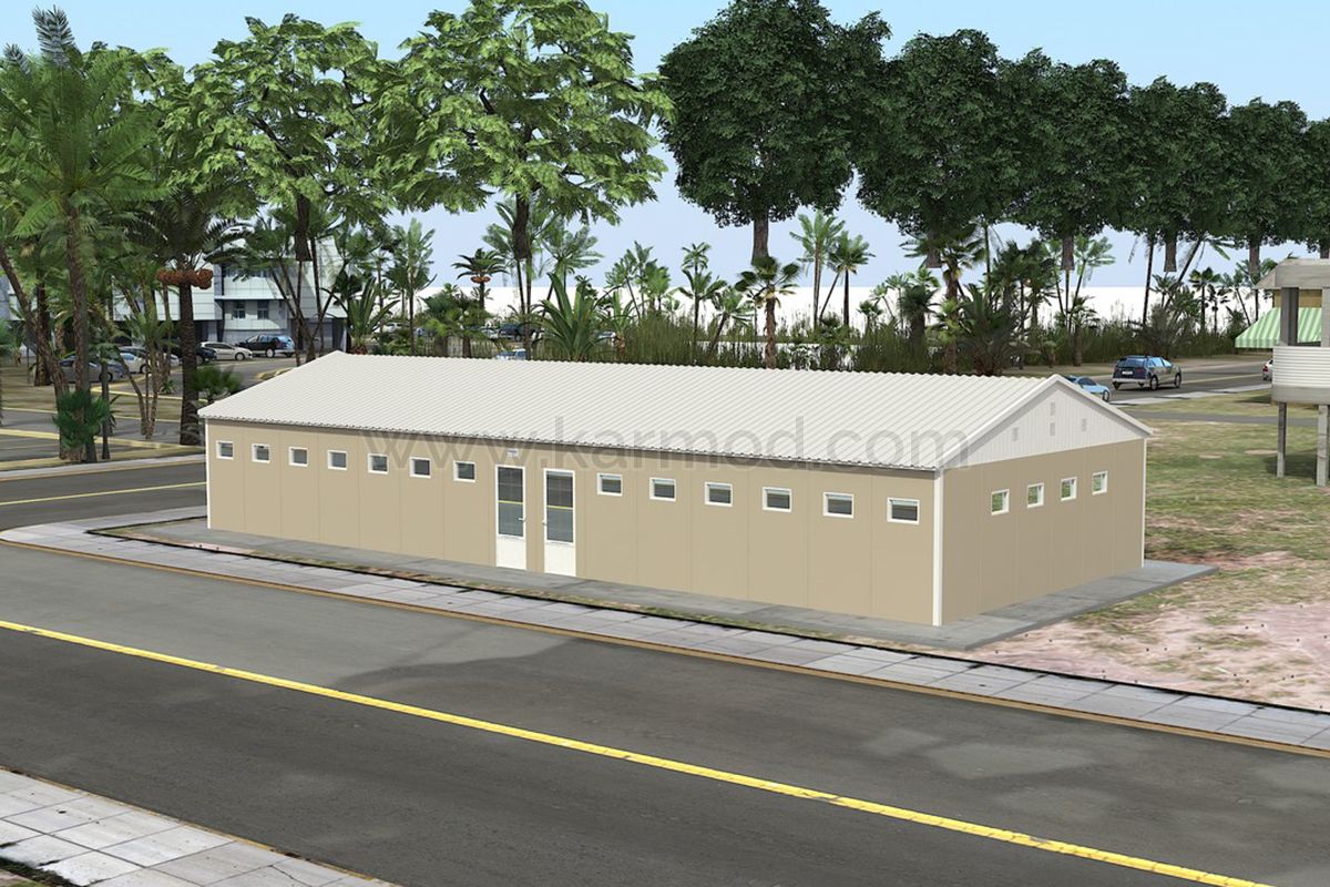 Modular Public Bathrooms 145 m²