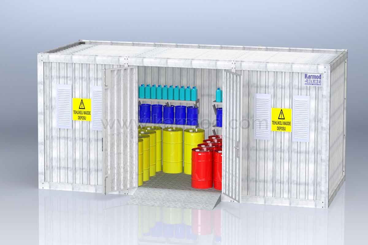 Chemical and Hazardous Waste Storage Container Project