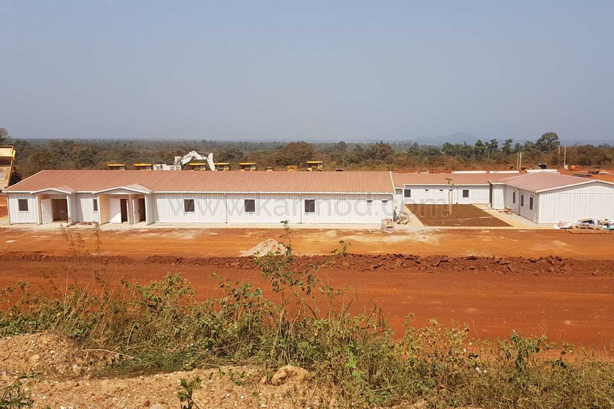We installed construction site mobilization to Yaouré Gold Mine Site