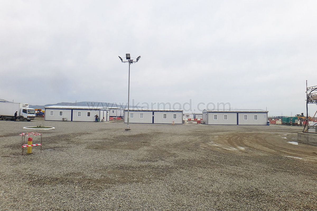 Shah Deniz 2 Natural Gas Project Construction Site Buildings