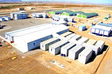 Shah Deniz 2 Natural Gas Project Construction Site Buildings